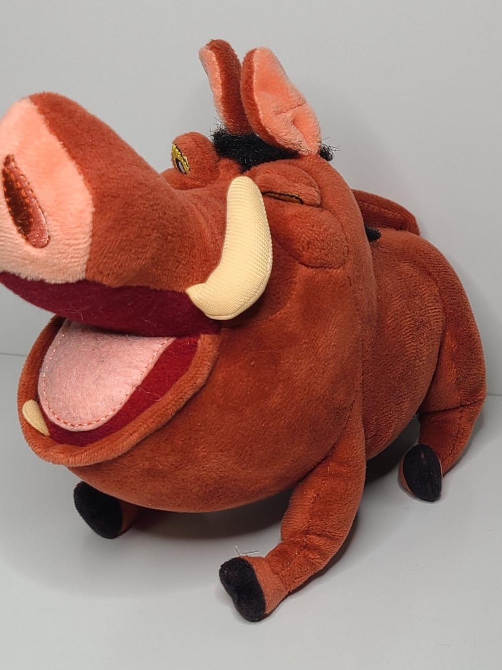 Disney Plush Warthog Stuffed Animal Toy - Brown